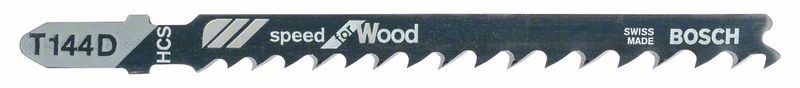 BOSCH JIGSAW BLADE T144D SOFTWOOD UP TO 50MM FAST CUT ( PKT 5)